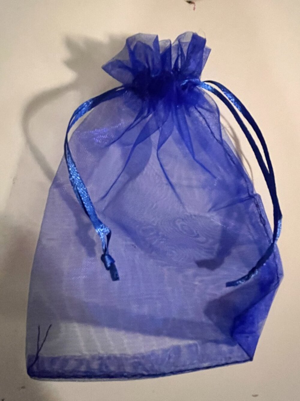 100 pc set - Royal Blue Organza Gift Sachet Bags NWT